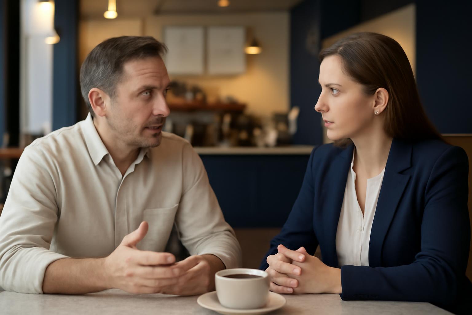 A franchise owner sharing perspective with a prospective entrepreneur.